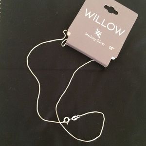 Willow sterling silver chain